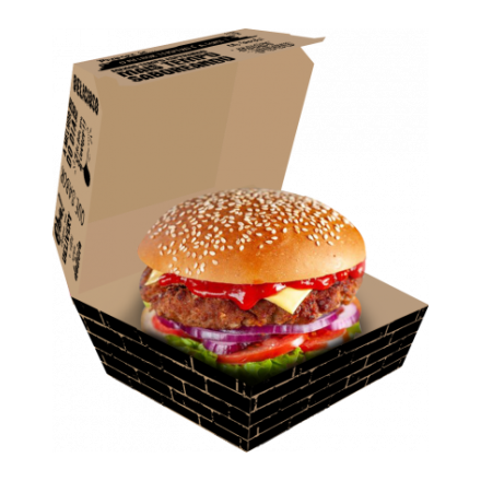 Embalagem Hambúrguer, Fritas ou Porções (pacote 100 pçs)
